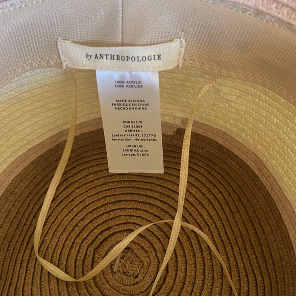 Anthropologie pink and white hat - Picture 3 of 5
